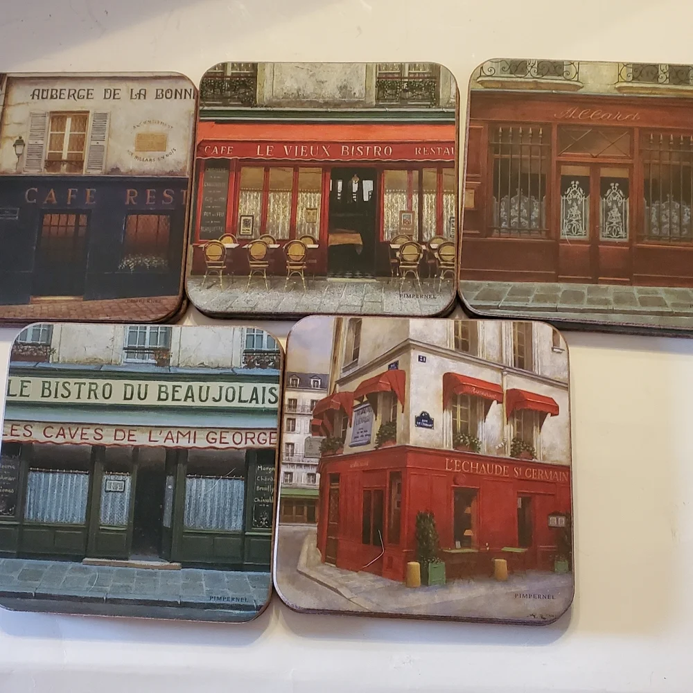Scenes Of Paris Coasters Set Of 10